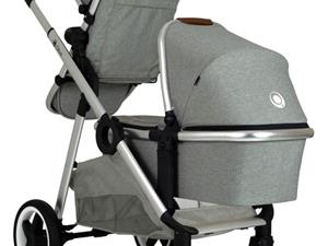 qtus DuetPro Kinderwagen NEW licht grijs